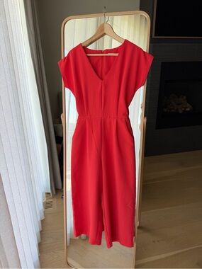 bishop + young Cropped, Wideleg Jumpsuit